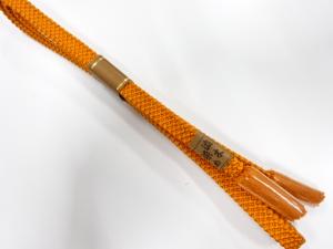 未使用品　正絹　撚り房　手組帯締め